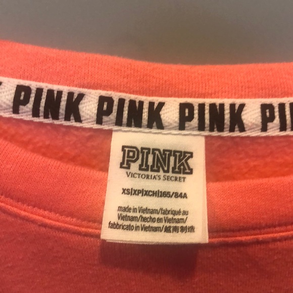 PINK sweatshirt, XS - Picture 2 of 3
